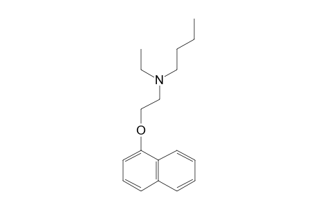 Butanamine, N-ethyl-N-2-(1-naphthyloxy)ethyl-