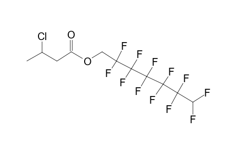 Butanoic acid, 3-chloro-, 2,2,3,3,4,4,5,5,6,6,7,7-dodecafluoroheptyl ester