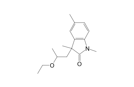 3-(2-Ethoxypropyl)-1,3,5-trimethylindolin-2-one