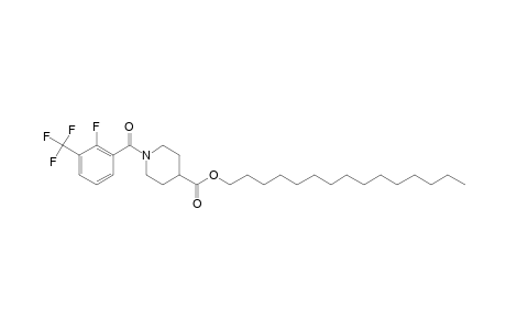 Isonipecotic acid, N-(2-fluoro-3-trifluoromethylbenzoyl)-, pentadecyl ester