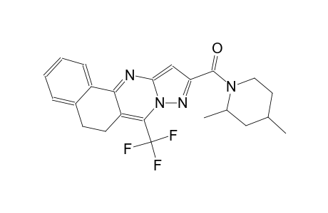 10-[(2,4-dimethyl-1-piperidinyl)carbonyl]-7-(trifluoromethyl)-5,6-dihydrobenzo[h]pyrazolo[5,1-b]quinazoline