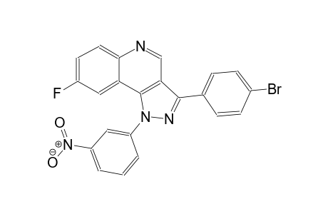 1H-pyrazolo[4,3-c]quinoline, 3-(4-bromophenyl)-8-fluoro-1-(3-nitrophenyl)-