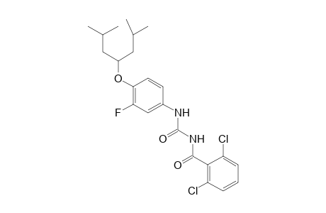 Benzamide, 2,6-dichloro-N-[[[3-fluoro-4-[3-methyl-1-(2-methylpropyl)butoxy]phenyl]amino]carbonyl]-