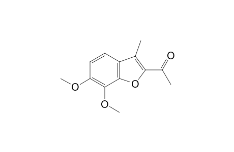 2-Acetyl-6,7-dimethoxy-3-methylbenzofuran