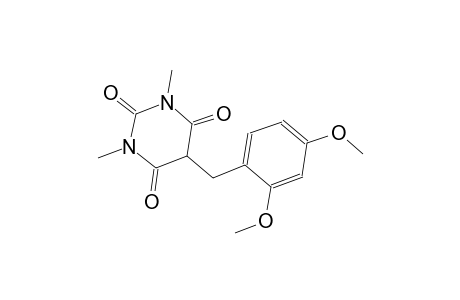 2,4,6(1H,3H,5H)-pyrimidinetrione, 5-[(2,4-dimethoxyphenyl)methyl]-1,3-dimethyl-