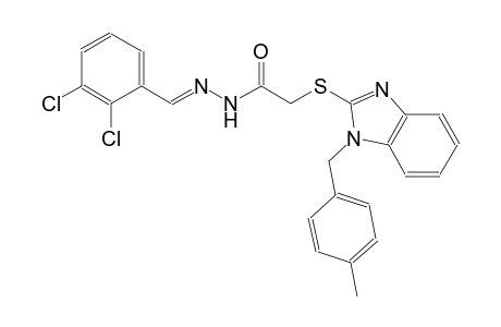 acetic acid, [[1-[(4-methylphenyl)methyl]-1H-benzimidazol-2-yl]thio]-, 2-[(E)-(2,3-dichlorophenyl)methylidene]hydrazide