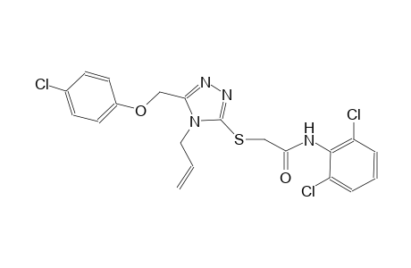 2-({4-allyl-5-[(4-chlorophenoxy)methyl]-4H-1,2,4-triazol-3-yl}sulfanyl)-N-(2,6-dichlorophenyl)acetamide
