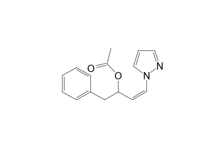 (Z)-1-Phenyl-4-(1H-pyrazol-1-yl)but-3-en-2-yl acetate
