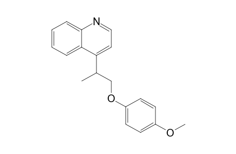 4-{[2-(p-Methoxyphenoxy)-1-methyl]ethyl}quinoline
