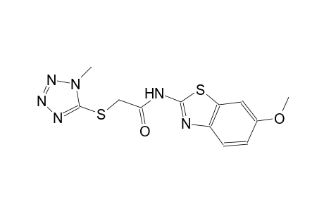 N-(6-methoxy-1,3-benzothiazol-2-yl)-2-[(1-methyl-1H-tetraazol-5-yl)sulfanyl]acetamide