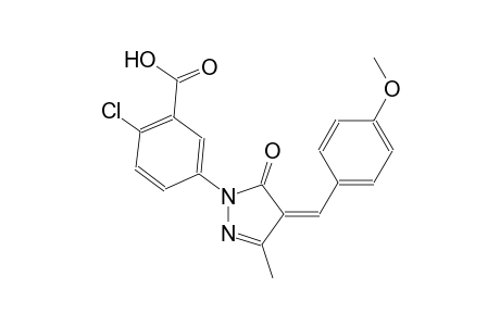 benzoic acid, 2-chloro-5-[(4Z)-4,5-dihydro-4-[(4-methoxyphenyl)methylene]-3-methyl-5-oxo-1H-pyrazol-1-yl]-