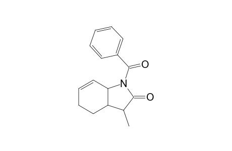1-Benzoyl-1,3,3a,4,5,7a-hexahydro-3-methyl-2H-indol-2-one