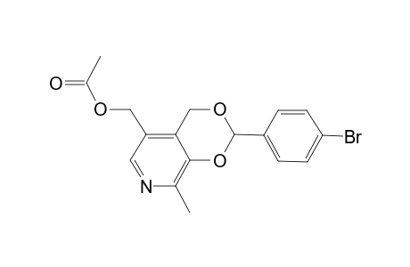 Acetic acid, [2-(4-bromophenyl)-8-methyl-pyrido[3, 4-d]1, 3-dioxan-5-yl]methyl ester-