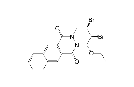 Benzo[g]pyridazino[1,2-b]phthalazine-6,13-dione, 2,3-dibromo-1-ethoxy-1,2,3,4-tetrahydro-, (1.alpha.,2.beta.,3.beta.)-
