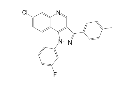 7-chloro-1-(3-fluorophenyl)-3-(4-methylphenyl)-1H-pyrazolo[4,3-c]quinoline