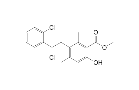 Methyl 5-[2-Chloro-2-(2-chlorophenyl)ethyl]-4,6-dimethylsalicylate
