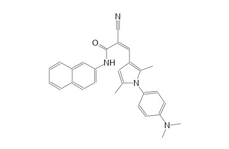 (2Z)-2-cyano-3-{1-[4-(dimethylamino)phenyl]-2,5-dimethyl-1H-pyrrol-3-yl}-N-(2-naphthyl)-2-propenamide