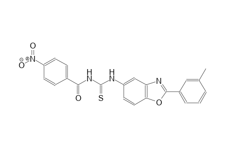 N-[2-(3-methylphenyl)-1,3-benzoxazol-5-yl]-N'-(4-nitrobenzoyl)thiourea