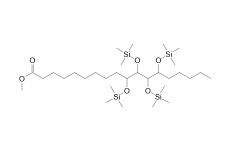Octadecanoic acid, 10,11,12,13-tetrakis[(trimethylsilyl)oxy]-, methyl ester