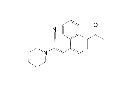 1-[4'-(2"-Cyano-2"-piperidinoethenyl)naphthalenyl]ethanone