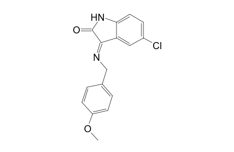 5-Chloro-3-((4-methoxybenzyl) imino) indolin-2-one