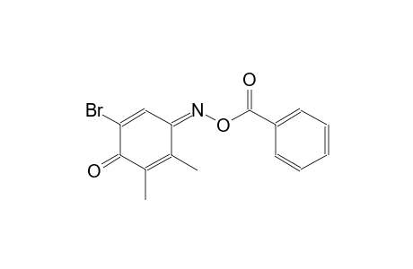 (1Z)-5-bromo-2,3-dimethyl-2,5-cyclohexadiene-1,4-dione 1-(O-benzoyloxime)