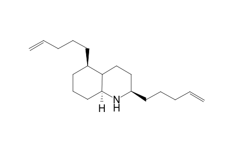2,5-bis(4'-Penten-1'-yl)-(pehydro)-quinoline