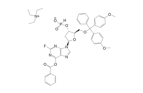 5'-O-(4,4'-DIMETHOXYTRITYL)-2-FLUORO-O(6)-BENZYL-2'-DEOXYINOSINE-3'-H-PHOSPHONATE-TRIETHYLAMMONIUM-SALT