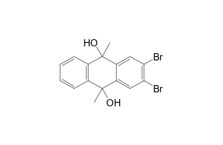 2,3-Dibromo-9,10-dihydroxy-9,10-dimethyl-9,10-dihydroanthracene