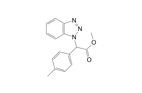 methyl 2-(benzotriazol-1-yl)-2-(p-tolyl)acetate