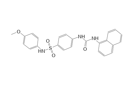 N-(4-methoxyphenyl)-4-{[(1-naphthylamino)carbonyl]amino}benzenesulfonamide