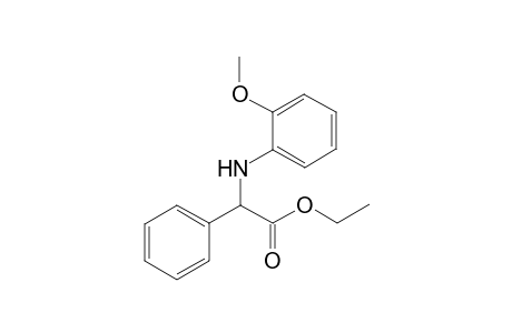 (+)-Ethyl-2-((2-methoxyphenyl)amino)-2-phenylacetate