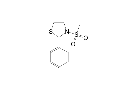 3-(methylsulfonyl)-2-phenyl-1,3-thiazolidine