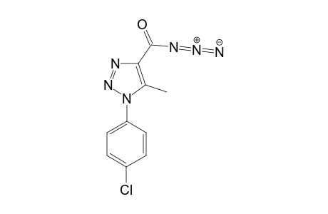 5-Methyl-1-(4-chlorophenyl)-1,2,3-triazol-4-carbonyl azide