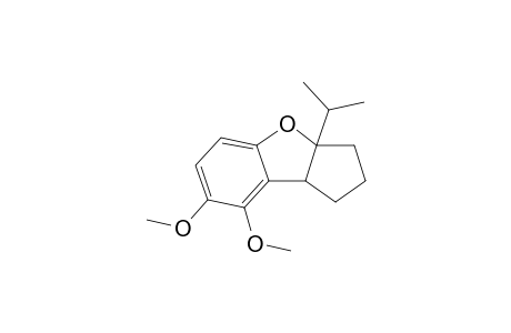 3a-Isopropyl-7,8-dimethoxy-2,3,3a,8b-tetrahydro-1H-cyclopenta[b]benzofuran