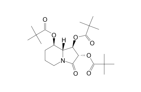 (1R)-(1.beta.,2.alpha.,8.beta.,8a.beta.)-1,2,8-tris[(2,2-dimethylpropanoyl)oxy]hexahydro-3(2H)-indolizinone