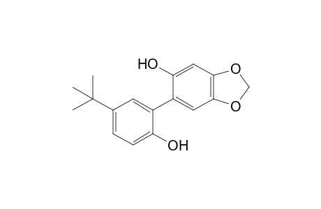 6-(5-tert-butyl-2-hydroxy-phenyl)-1,3-benzodioxol-5-ol