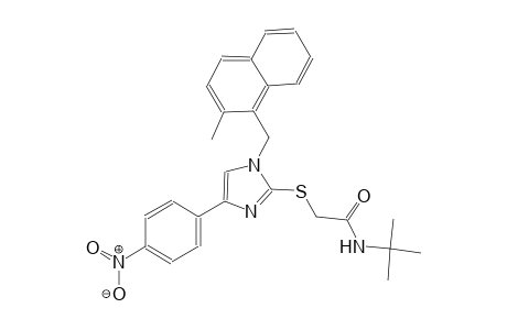 acetamide, N-(1,1-dimethylethyl)-2-[[1-[(2-methyl-1-naphthalenyl)methyl]-4-(4-nitrophenyl)-1H-imidazol-2-yl]thio]-