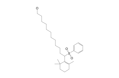 1-(12-HYDROXYDODECYL-1-PHENYLSULFONYL)-2,6,6-TRIMETHYL-1-CYCLOHEXENE