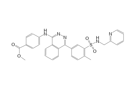 benzoic acid, 4-[[4-[4-methyl-3-[[(2-pyridinylmethyl)amino]sulfonyl]phenyl]-1-phthalazinyl]amino]-, methyl ester
