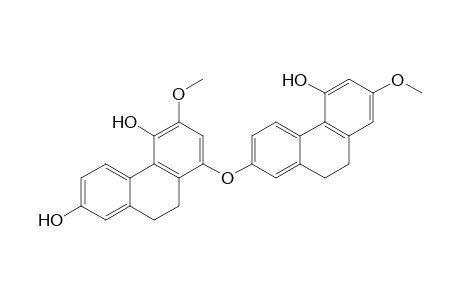 9,10-Dihydro-8-[(9',10'-dihydro-5'-hydroxy-7'-methoxyphenantheren-2'-yl)oxy]-6-methoxyphenanthrene-2,5-diol