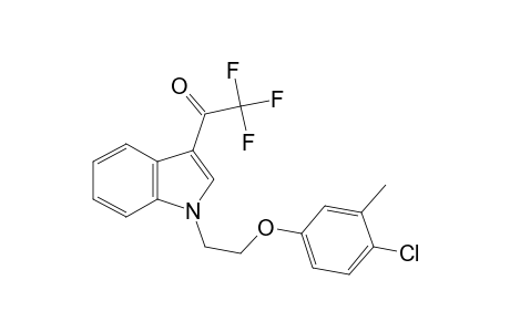 1-{1-[2-(4-chloro-3-methylphenoxy)ethyl]-1H-indol-3-yl}-2,2,2-trifluoroethanone