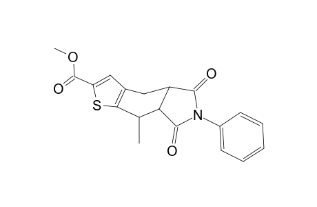 Methyl 8-methyl-6-phenyl-4,4a,5,7,7a,8-hexahydrothieno[2,3-e]isoindole-5,7-dione-2-carboxylate