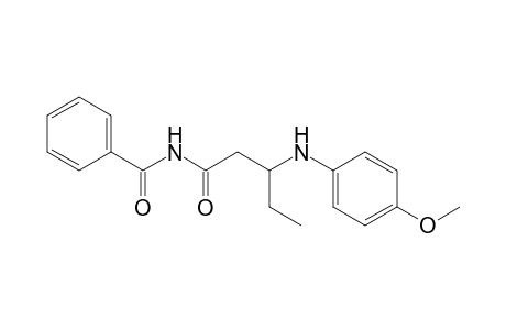 N-[3-(4-Methoxyl-phenylamino)-pentanoyl]-benzamide