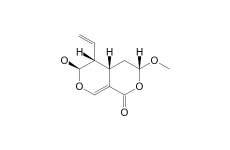 (3R,4aS,5R,6R)-5-ethenyl-6-hydroxy-3-methoxy-4,4a,5,6-tetrahydro-3H-pyrano[5,4-c]pyran-1-one