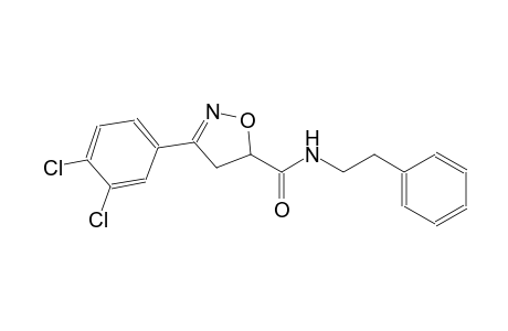 5-isoxazolecarboxamide, 3-(3,4-dichlorophenyl)-4,5-dihydro-N-(2-phenylethyl)-