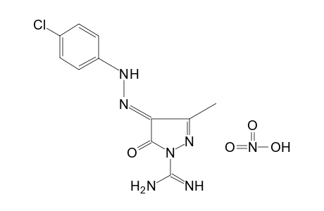 1-AMIDINO-3-METHYLPYRAZOLE-4,5-DIONE, 4-[(m-CHLOROPHENYL)HYDRAZONE], MONONITRATE