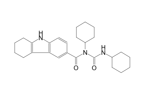 urea, N,N'-dicyclohexyl-N-[(2,3,4,9-tetrahydro-1H-carbazol-6-yl)carbonyl]-