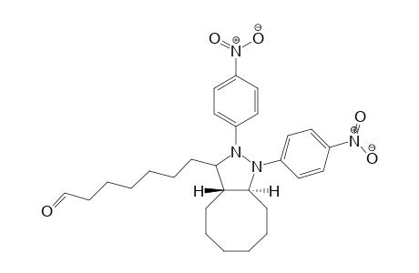 7-[1,2-Bis(4-nitrophenyl)decahydro-1H-trans-cyclooctapyrazol-3-yl]-heptanal