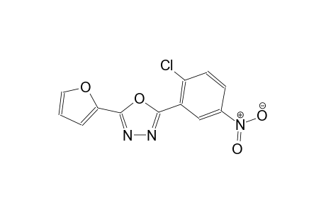 2-(2-chloro-5-nitrophenyl)-5-(2-furyl)-1,3,4-oxadiazole